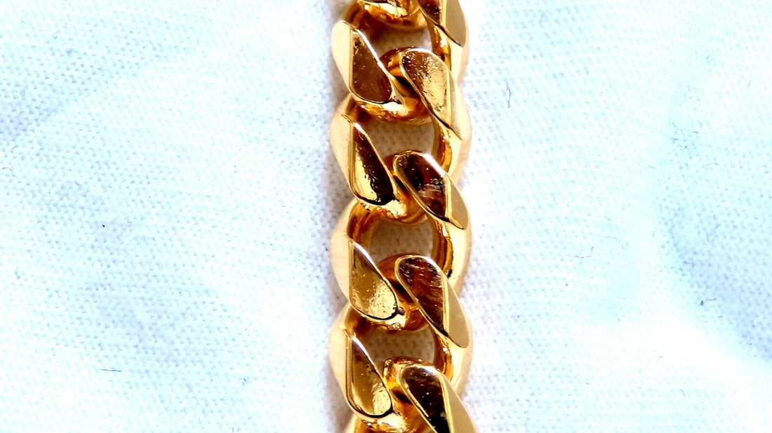 Modified Cuban Link Bracelet 14kt 39 Grams 8 Inch** - 6