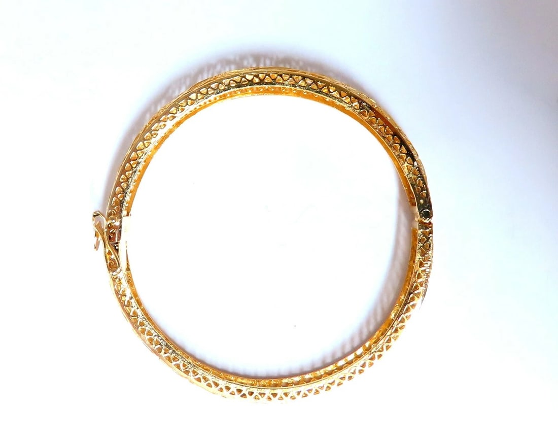 Filigree Bangle Bracelet 14kt** - 8
