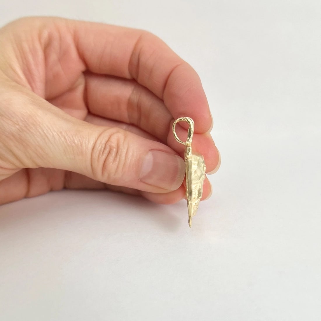 Estate Jesus Religious Necklace Pendant 14K Yellow Gold, 5.26 Grams - 5