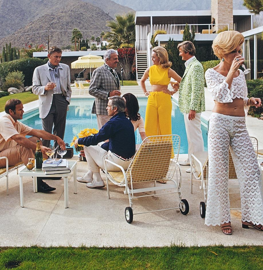 Desert House Party 1970 Official Slim Aarons Estate Stamped Edition: 1970 (printed later) - 16