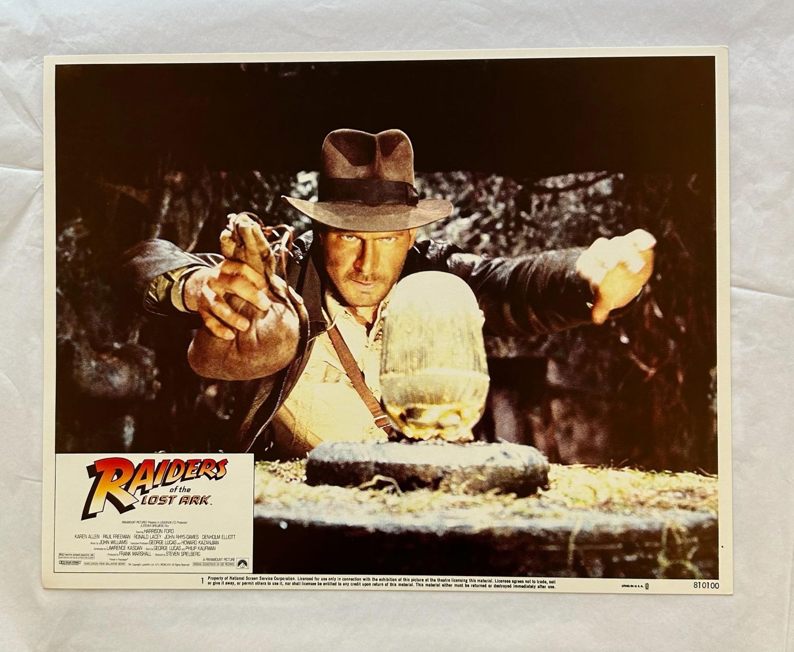 Raiders Of The Lost Ark - Original 1981 Lobby Card #1: 1981 - 15