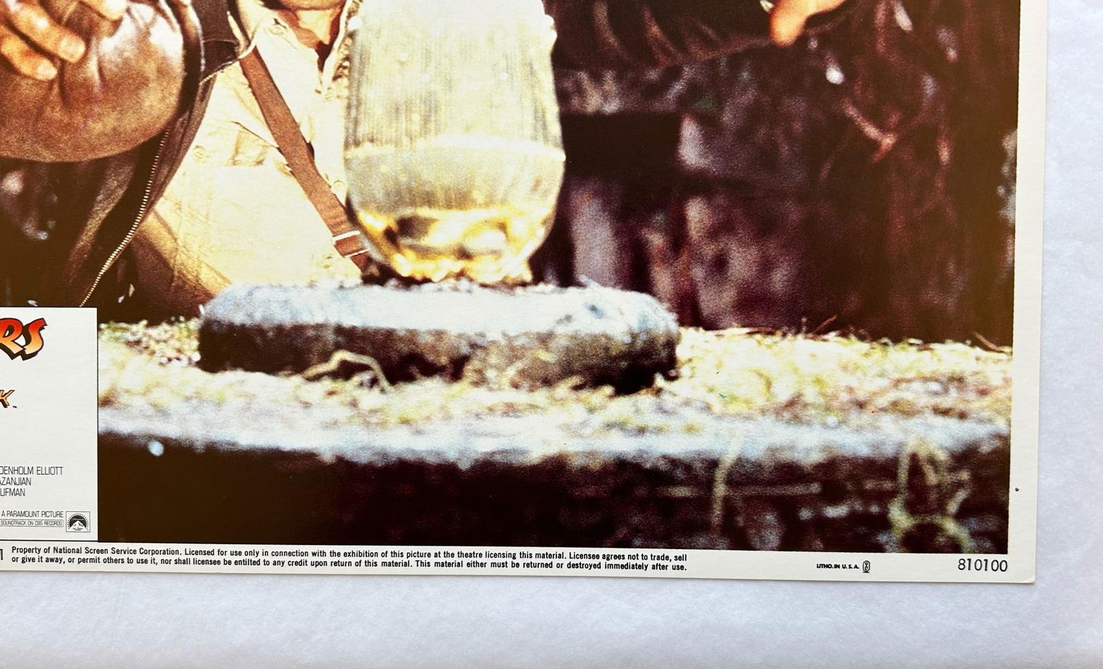 Raiders Of The Lost Ark - Original 1981 Lobby Card #1: 1981 - 16