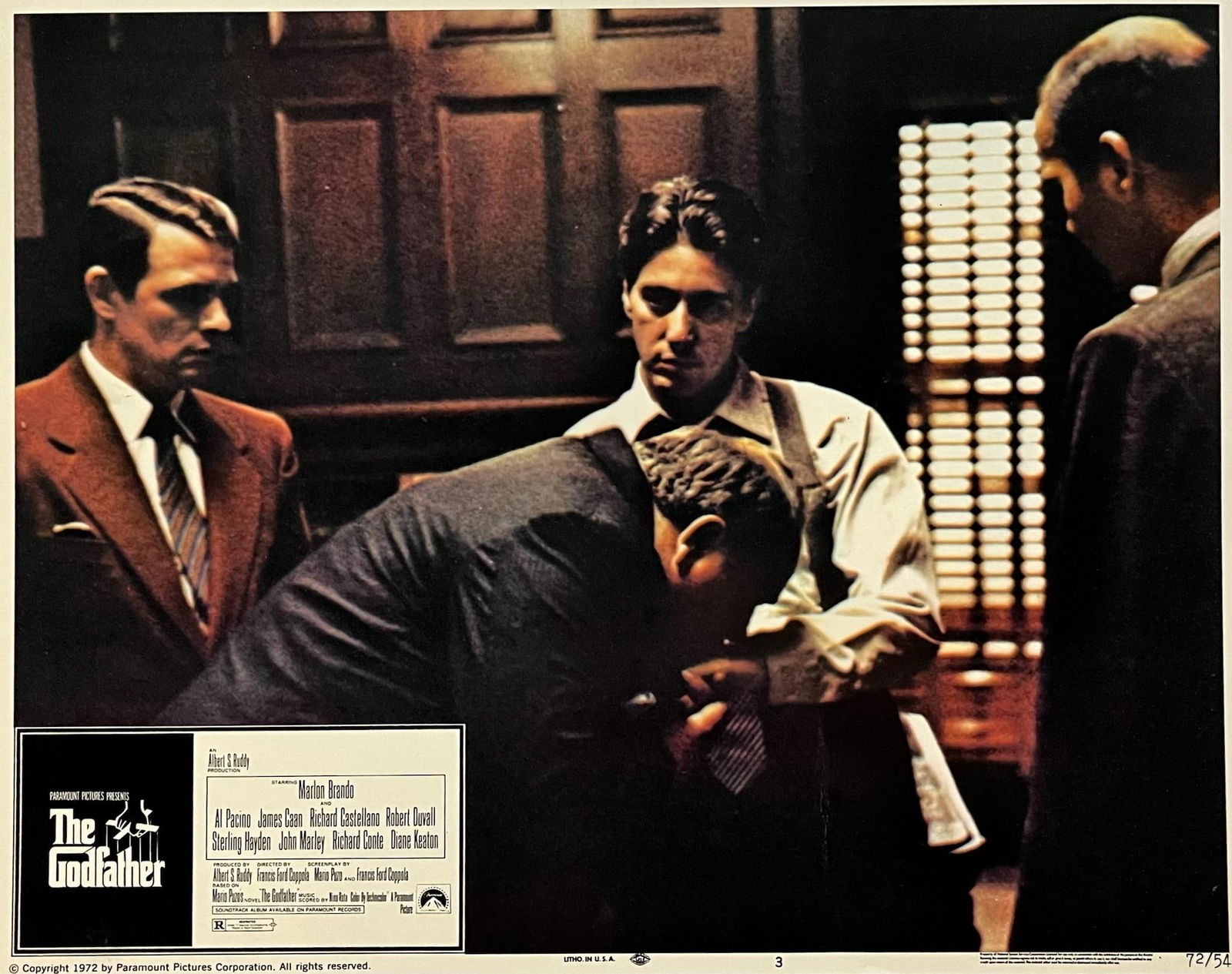 The Godfather - Original 1972 Lobby Card #3: 1972 - 7