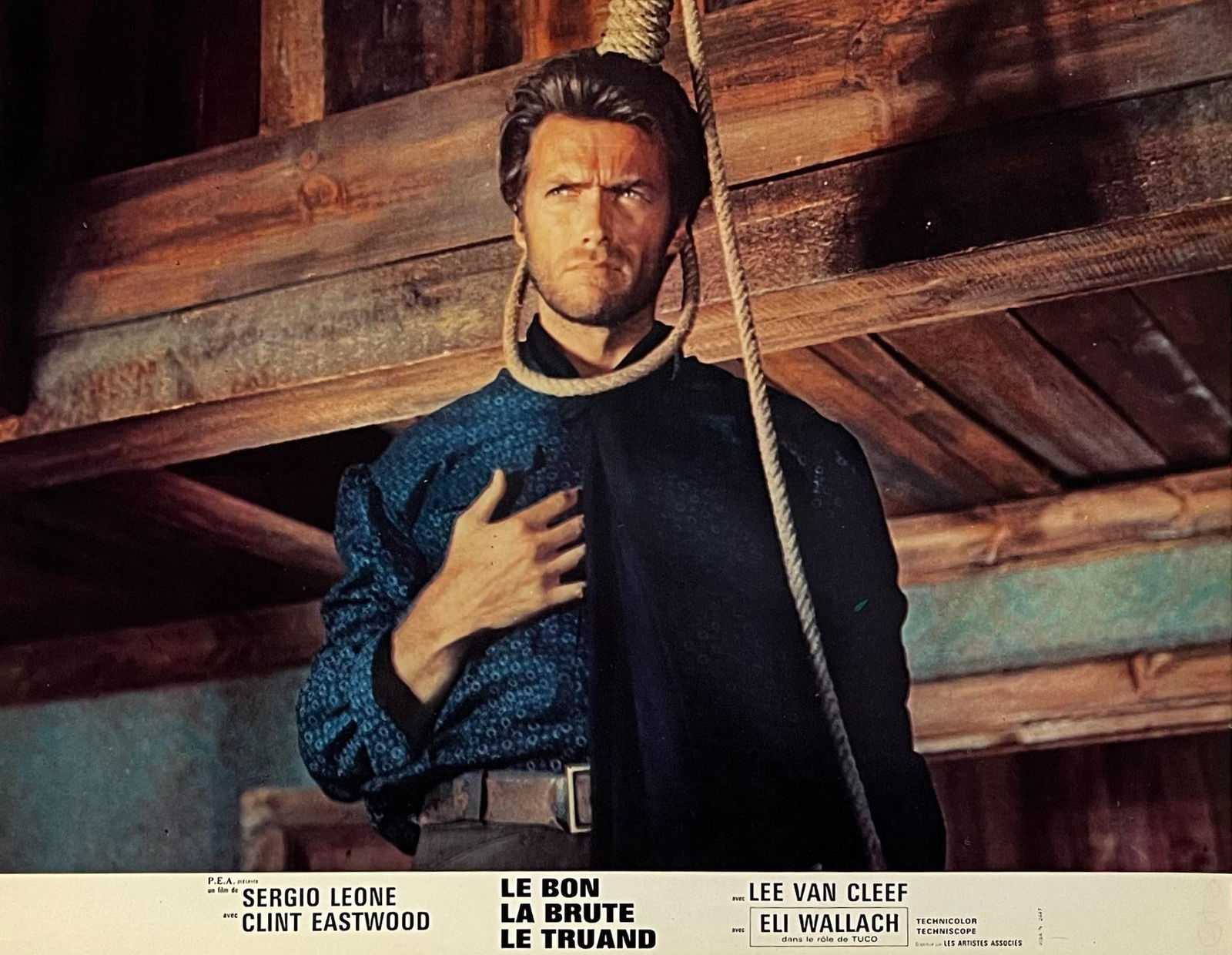 Clint Eastwood The Good The Bad The Ugly - Original 1966 French Lobby Card: 1966: Title: Clint Eastwood The Good The Bad The Ugly - Original 1966 French Lobby Card: 1966 Description: The Good The Bad The Ugly - Original 1966 French Lobby Card Vintage 1966 French Lobby Card: A