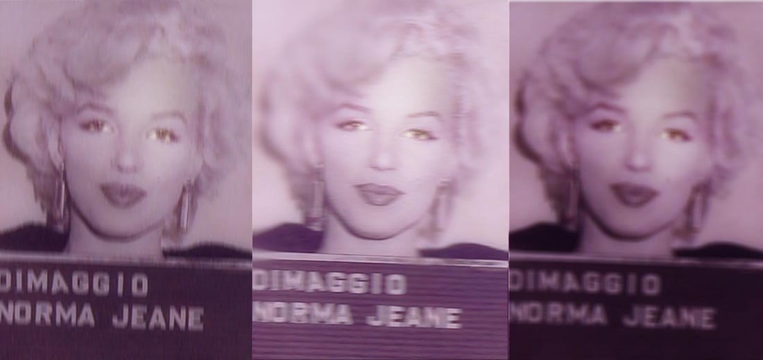 Purple Marilyn Triptych - Marilyn Monroe Pop Art: 2024 - 2