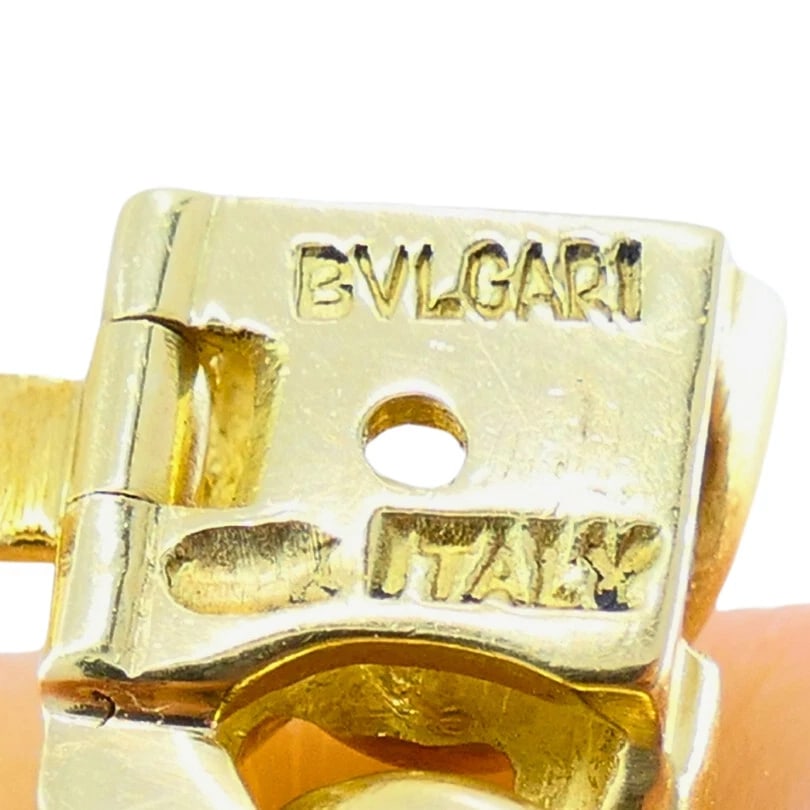 Vintage BVLGARI Bulgari Ruby Diamond Jewelry SET 18k Gold Estate Jewelry - 5