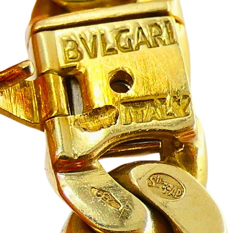 Vintage BVLGARI Bulgari Ruby Diamond Jewelry SET 18k Gold Estate Jewelry - 6