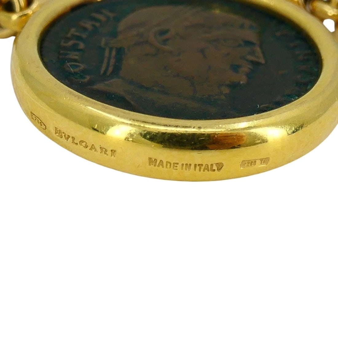 Bvlgari Bulgari Monete Necklace Ancient Roman Coin 18k Gold - 6