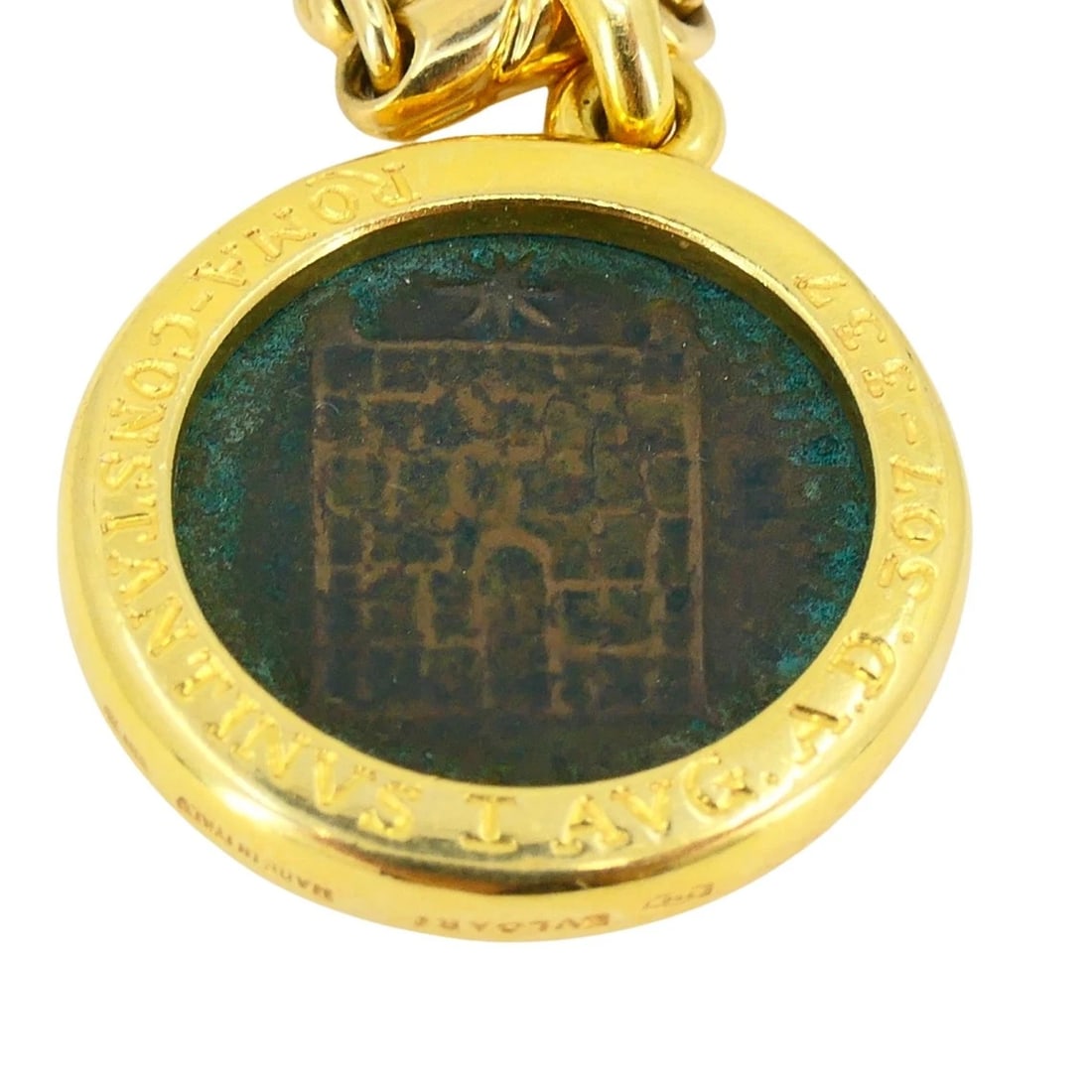 Bvlgari Bulgari Monete Necklace Ancient Roman Coin 18k Gold - 7