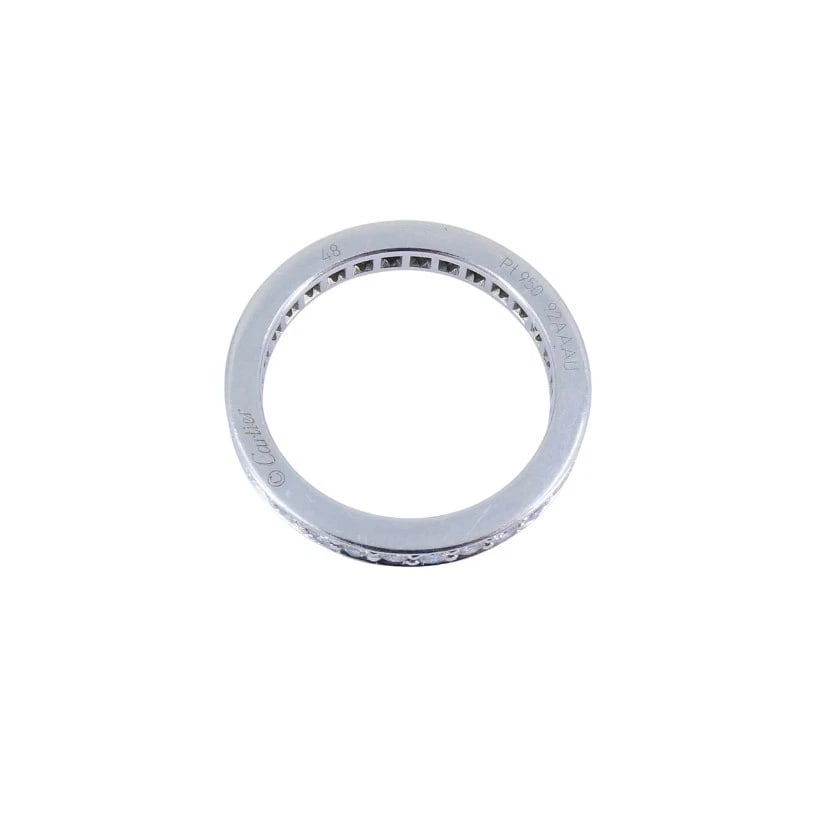 Vintage Cartier Diamond Band Platinum Size 4.5 (48) - 3