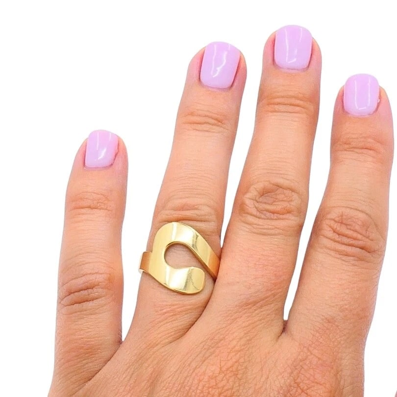 Cartier Paris 18k Gold Modernist Ring - 3