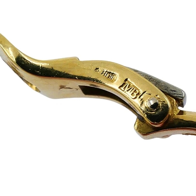 Marina B 18k Gold Topaz Onyx & Diamond Clip-On Earrings - 11