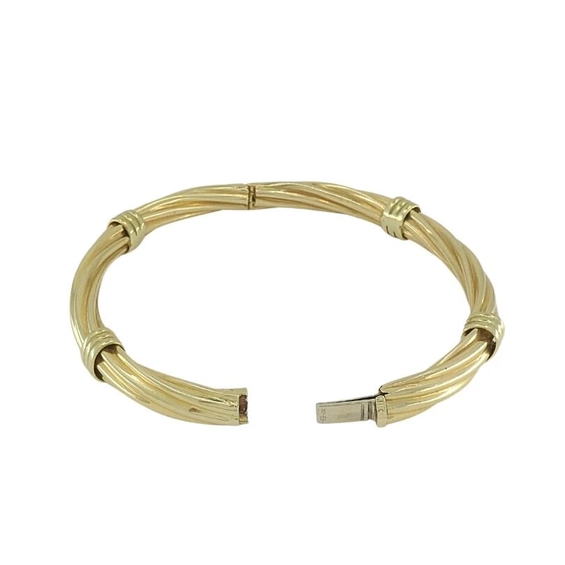 Balestra Gold Bracelet 14k Vintage Jewelry - 8