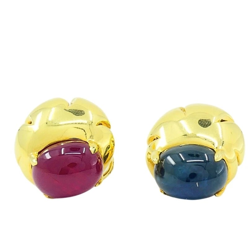 Seaman Schepps Earrings 18k Gold Gemstone - 8