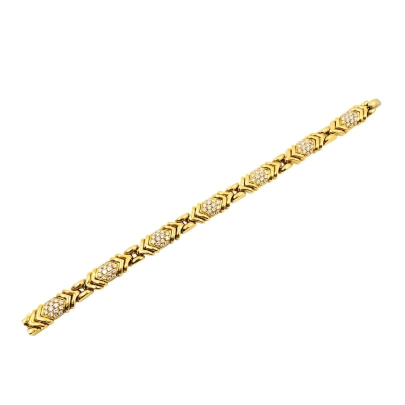 Bvlgari Bulgari Diamond 18k Gold Bracelet - 5