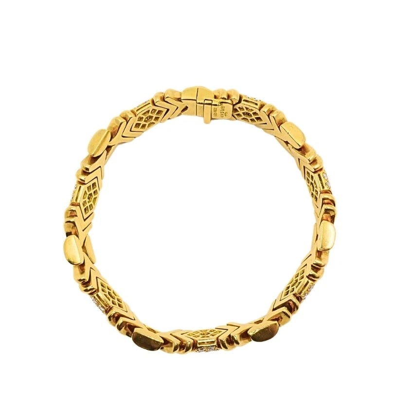 Bvlgari Bulgari Diamond 18k Gold Bracelet - 8