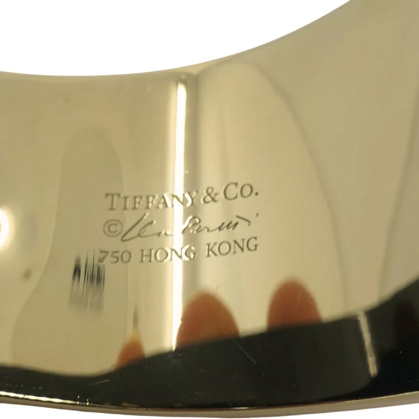 Elsa Peretti for Tiffany & Co. Cuff Bracelet Black Jade 18k Gold - 5
