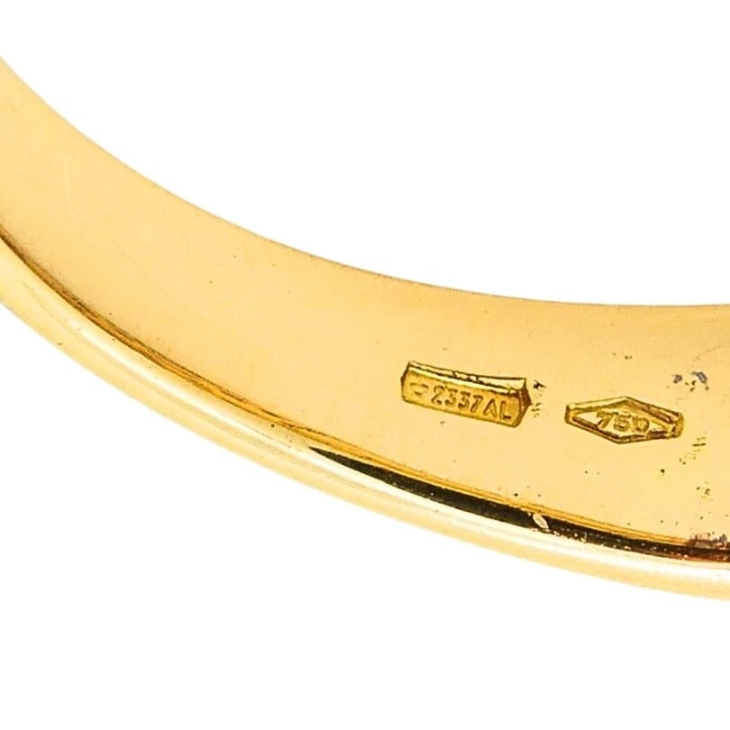 Bvlgari Pearl Diamond 18k Gold Cocktail Ring - 10