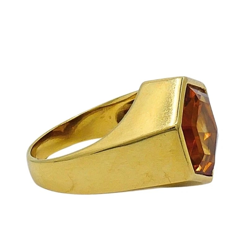 Paloma Picasso Tiffany & Co. 18k Gold Citrine Ring - 5