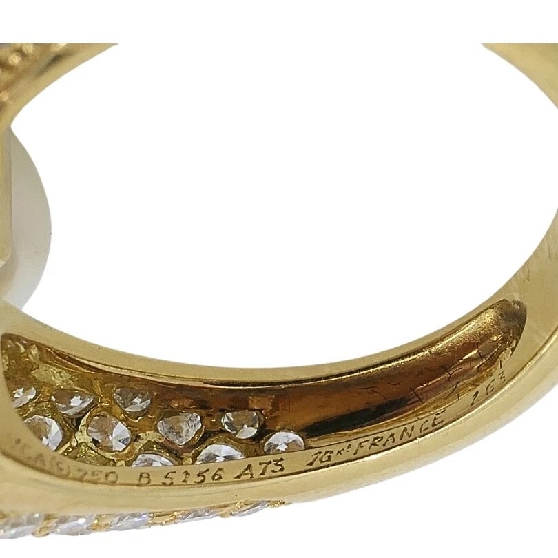 Van Cleef & Arpels Toi Et Moi 18k Gold Pearl Diamond Ring - 11