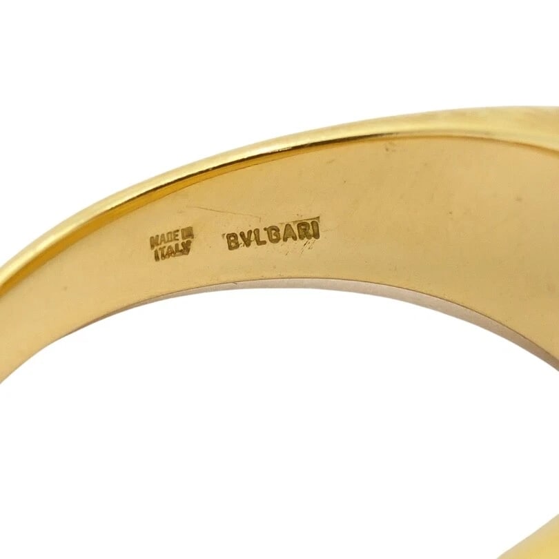 Bvlgari Bulgari 18k Gold Ring Aquamarine - 9