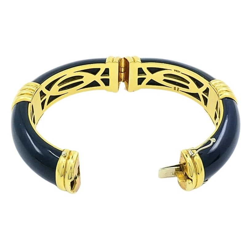 Van Cleef & Arpels 18K Gold Bangle Bracelet - 7
