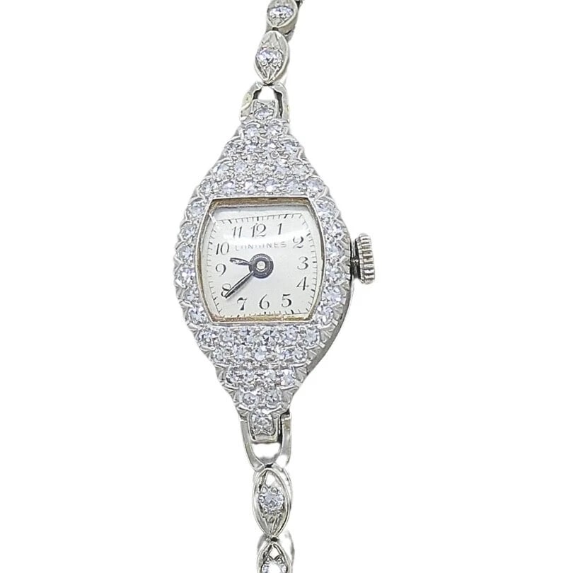 Longines Watch Art Deco Platinum Ladies Watch - 8