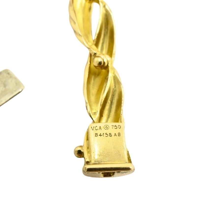 Van Cleef & Arpels Collar Necklace 18k Gold Diamond - 11