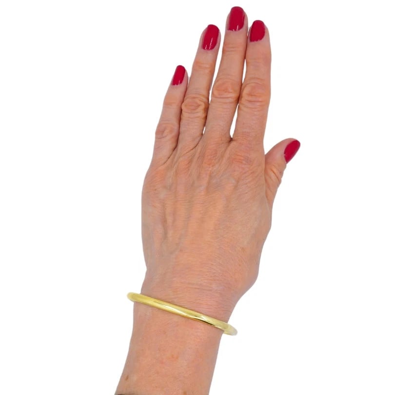 Dinh Van BRACELET for Cartier 18k Gold Minimalist Jewelry Vintage Estate - 4