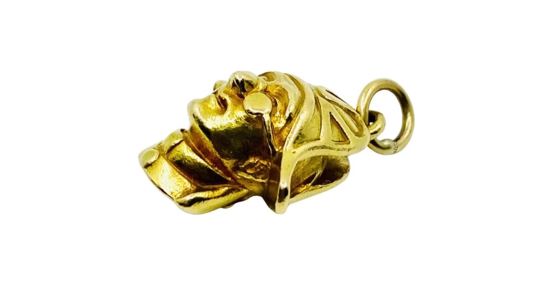 Il Capitano Commedia dell’Arte 18k Gold Charm Pendant - 6