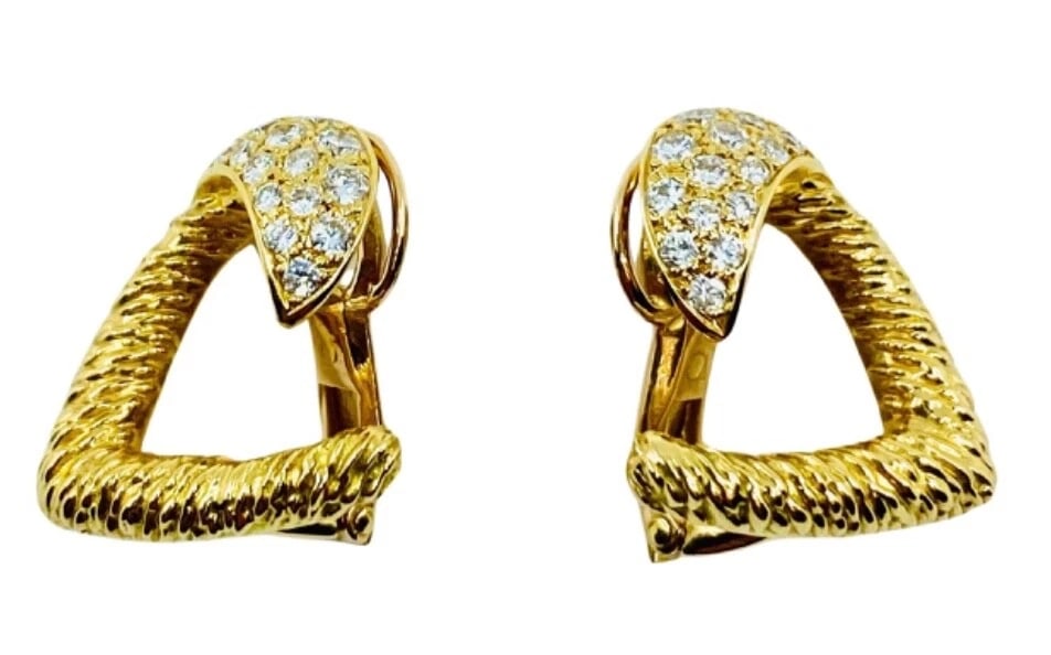 Boucheron Heart Earrings Diamond 18k Gold - 5