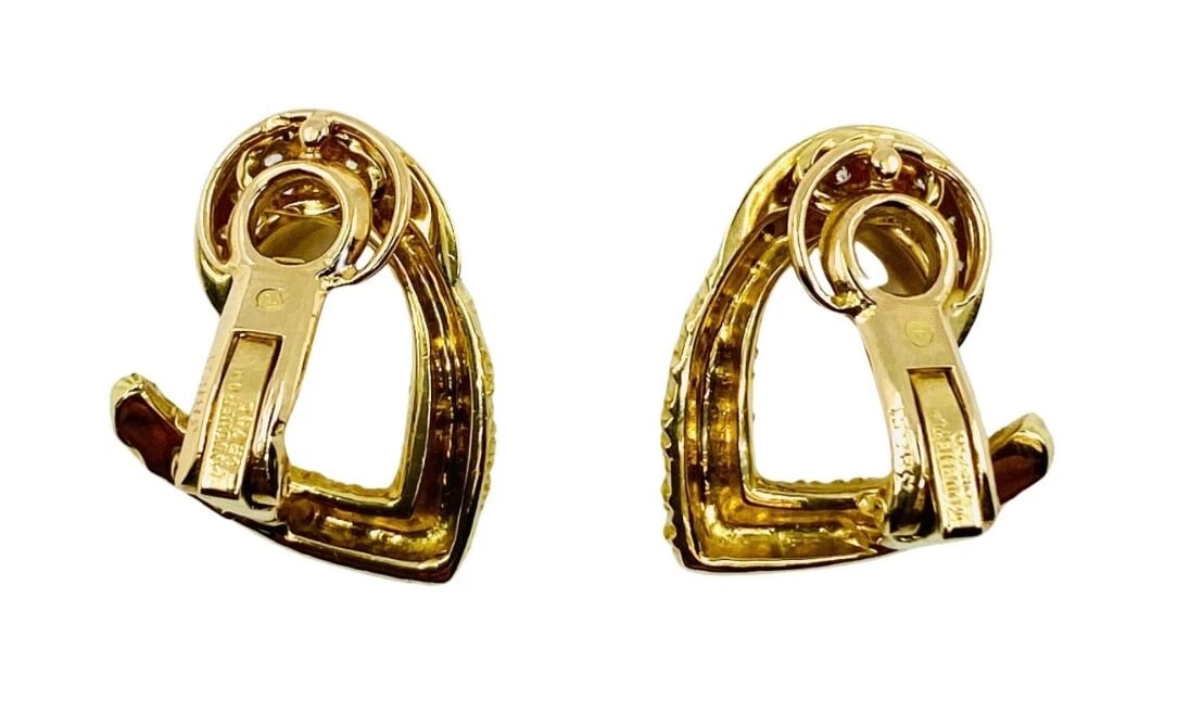 Boucheron Heart Earrings Diamond 18k Gold - 6