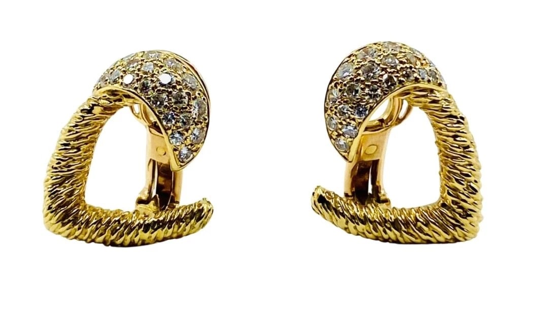 Boucheron Heart Earrings Diamond 18k Gold - 7