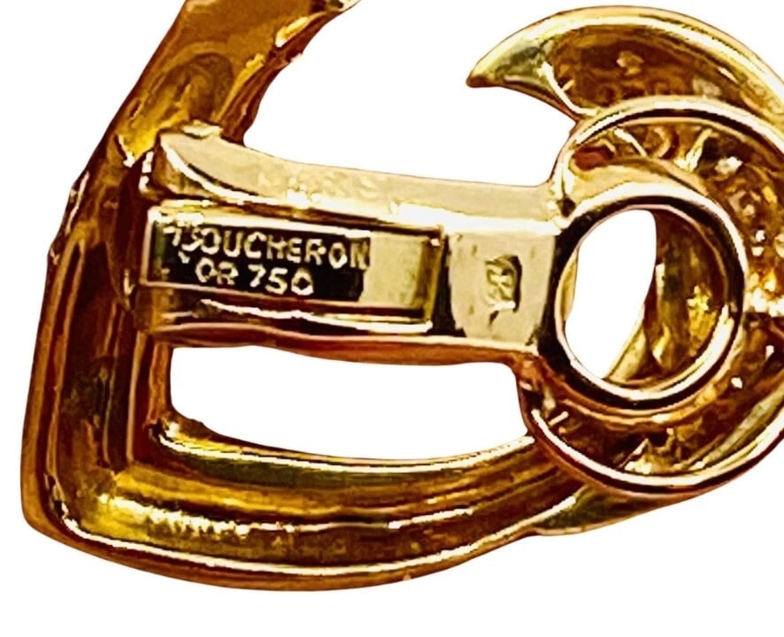 Boucheron Heart Earrings Diamond 18k Gold - 9