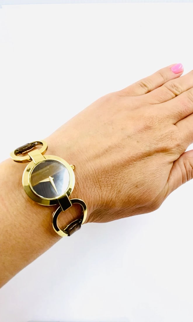 Chopard Watch Gold Tiger’s Eye Vintage 18k Gold - 2