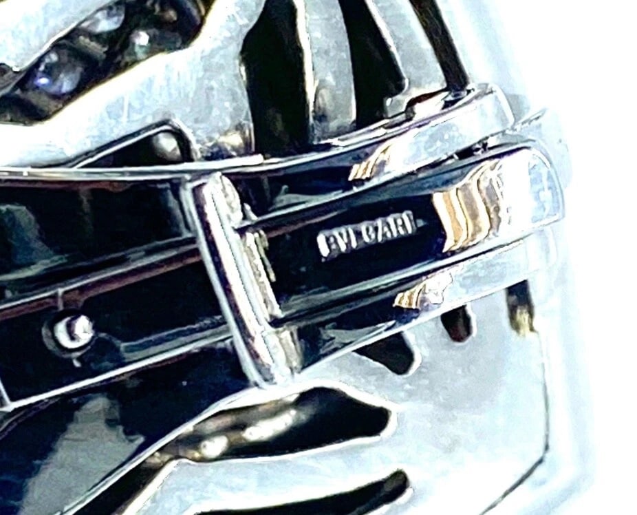 Bvlgari Pyramid White Gold Earrings Diamond - 11