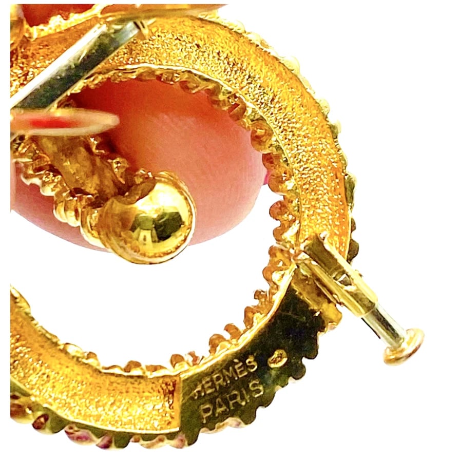 Hermès 18k Gold Knot Vintage Brooch - 8