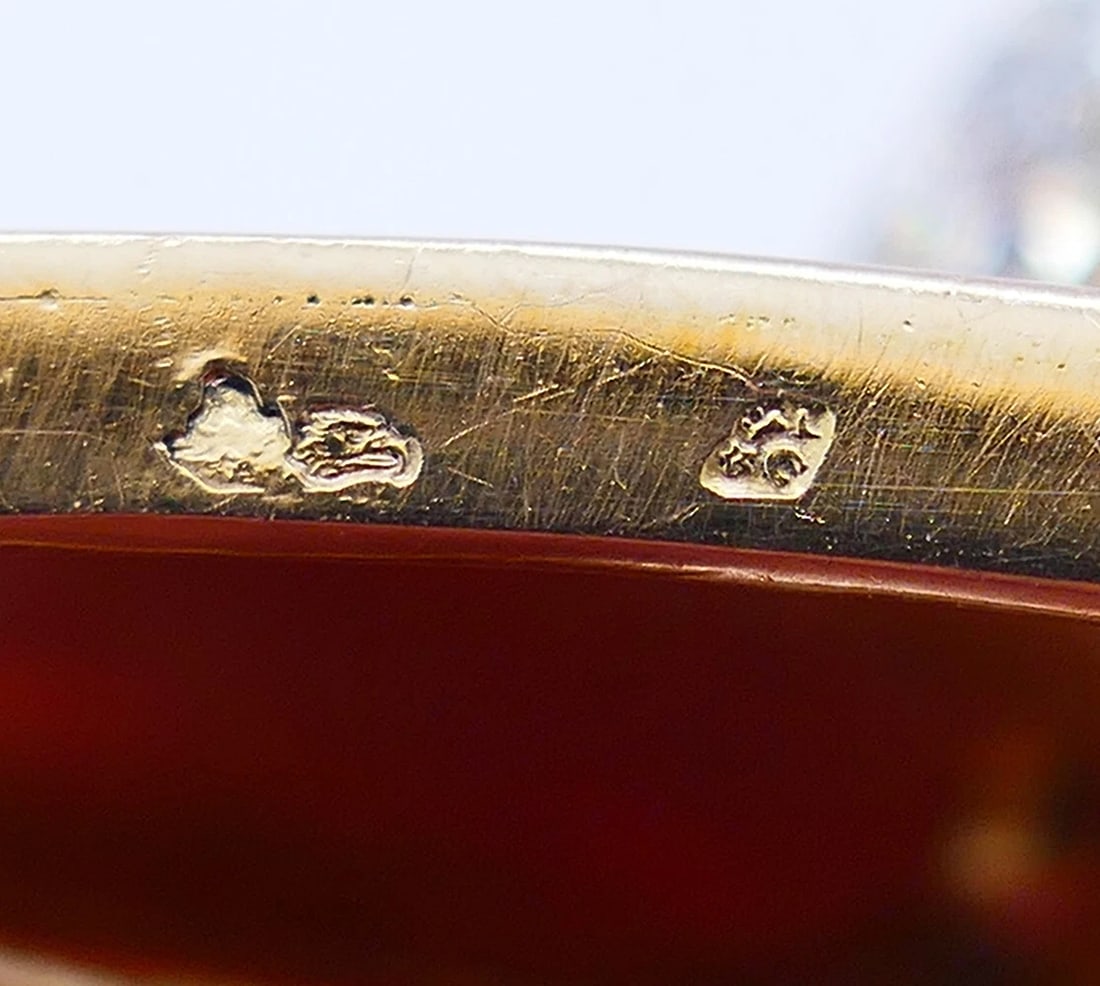 Chaumet Retro BROOCH 18k Gold Diamond Pin Estate Jewelry - 7