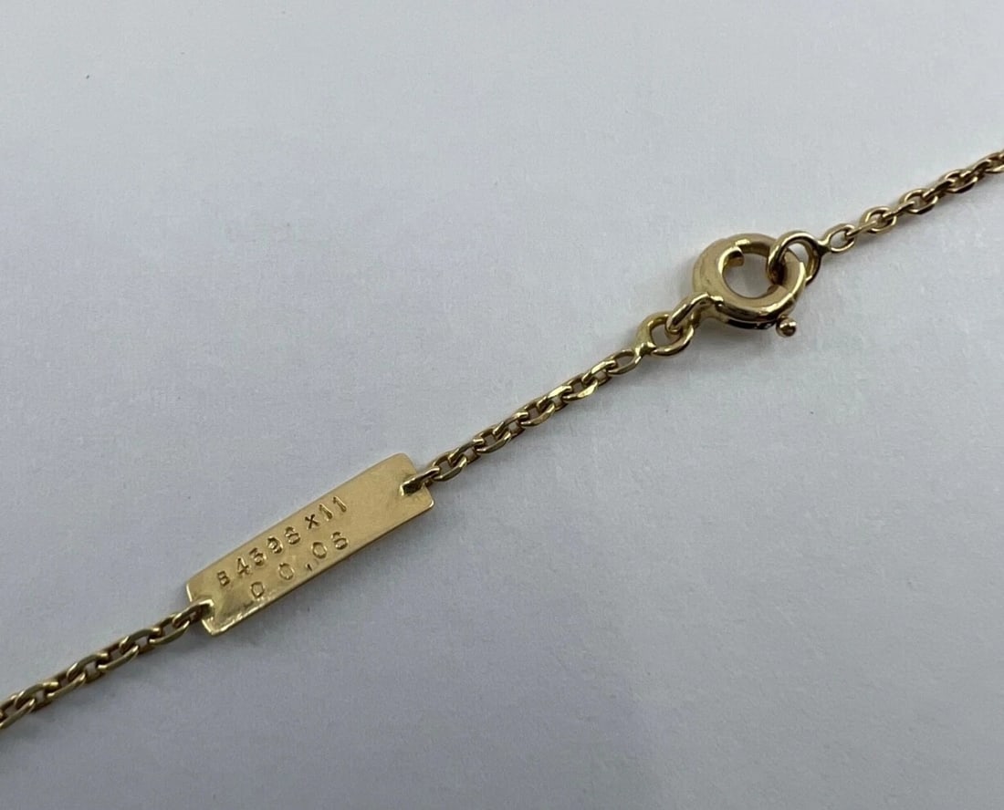 Van Cleef & Arpels Butterfly Necklace Onyx Diamond - 6