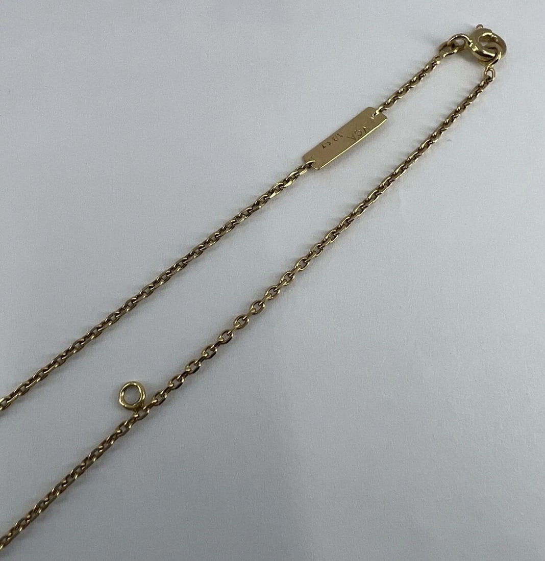 Van Cleef & Arpels Butterfly Necklace Onyx Diamond - 7