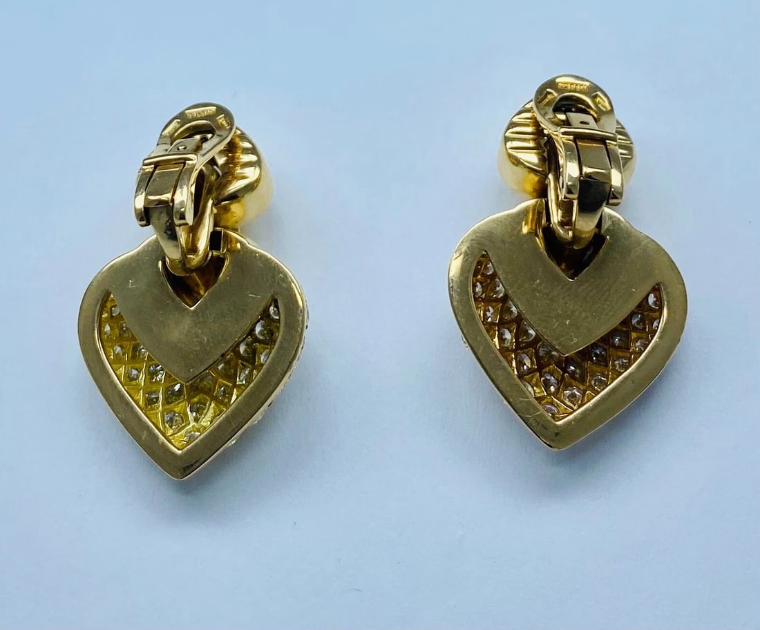 Bvlgari Doppio Cuore Diamond Earrings - 4