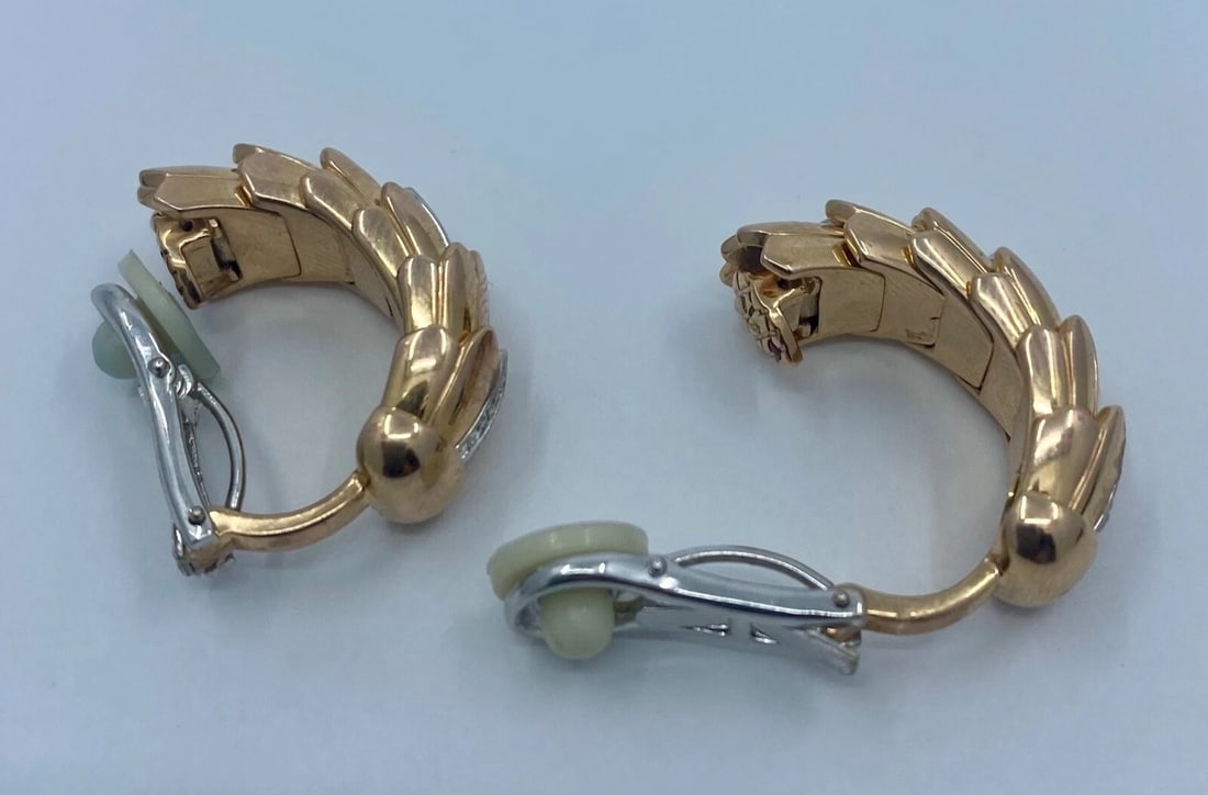 Vintage Roberto Coin Hoop Earrings - 3