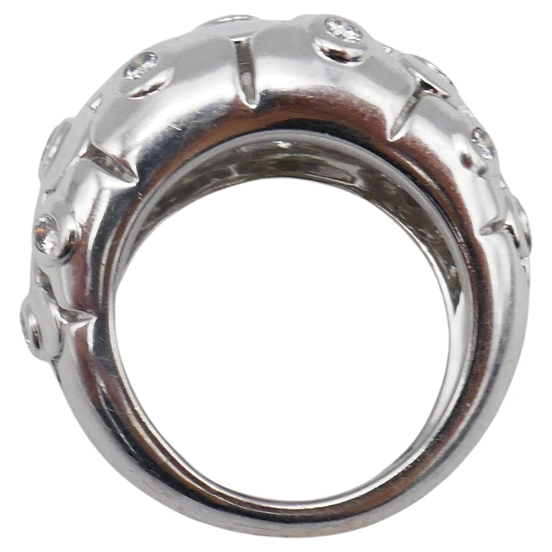 Van Cleef & Arpels Alhambra Ring White Gold Diamond - 6