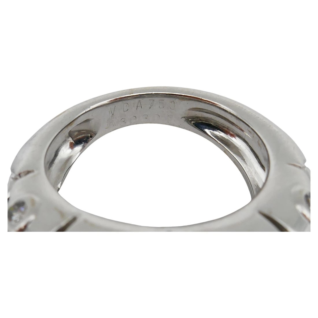 Van Cleef & Arpels Alhambra Ring White Gold Diamond - 7