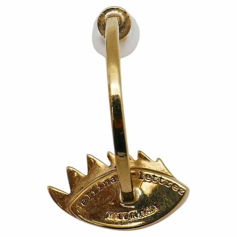 Delfina Delettrez Gold Enamel Eye Piercing Earring - 3