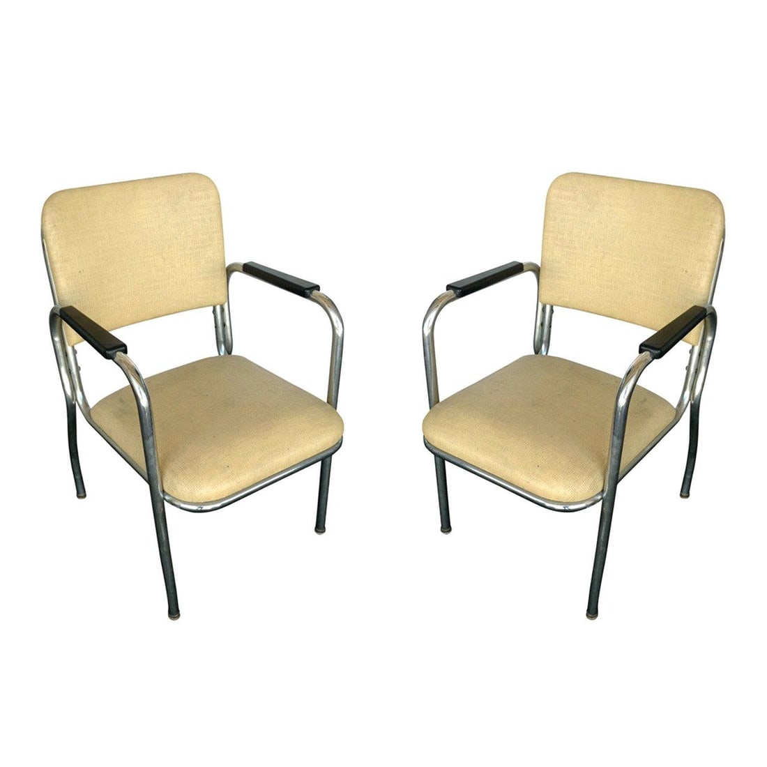 Chrome Round Tubular Armchair by Royal Metal (1 of 18)