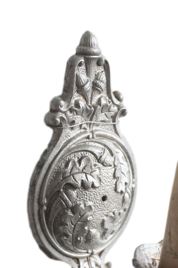 1920s Regency Style Cast Aluminum Wall Sconce by Gold Co, 4 Available - 4