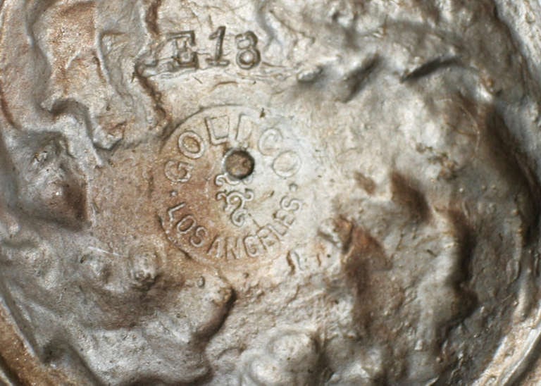 1920s Regency Style Cast Aluminum Wall Sconce by Gold Co, 4 Available - 6