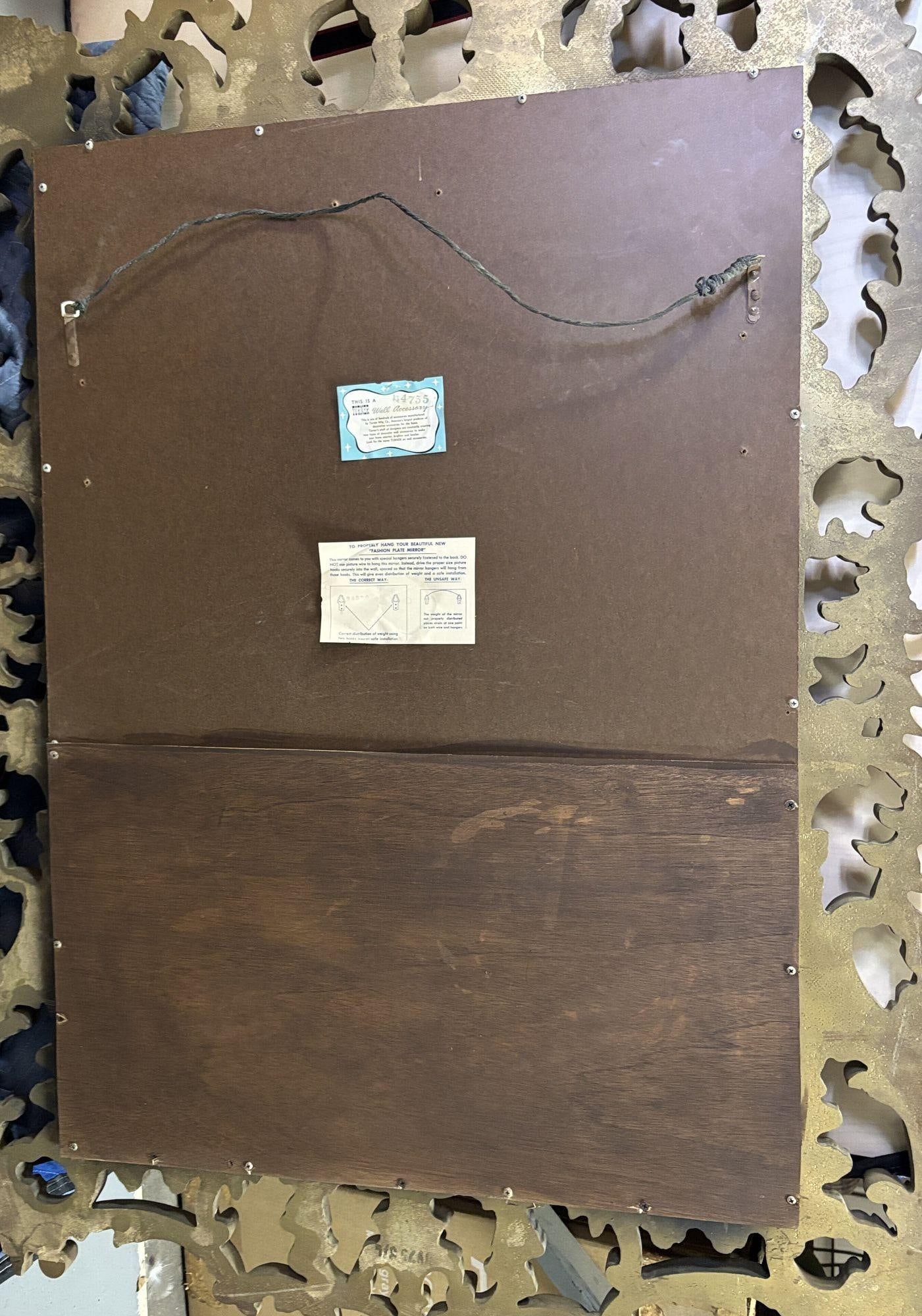 Antique Venetian Baroque Framed Wall Mirror 5' Tall - 6