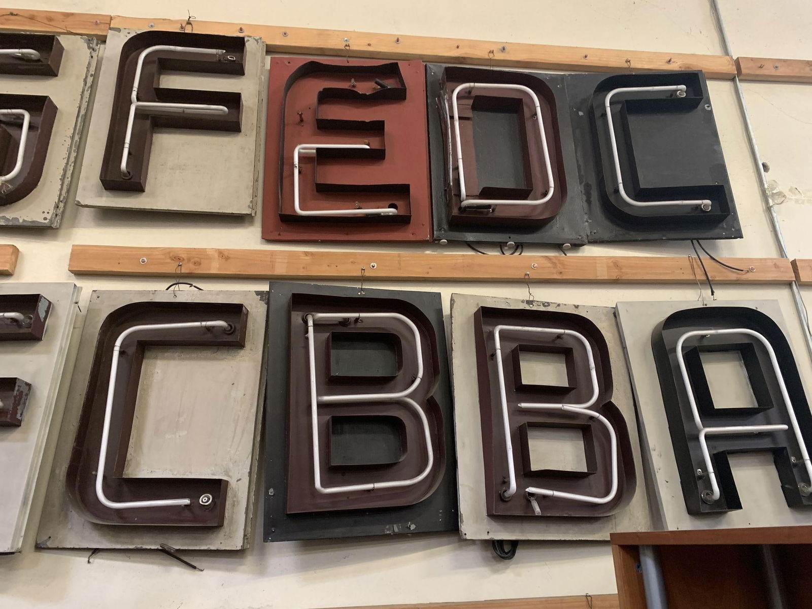 Large Vintage Neon Marquee Letters from the Iconic Pan-Pacific Auditorium - 6